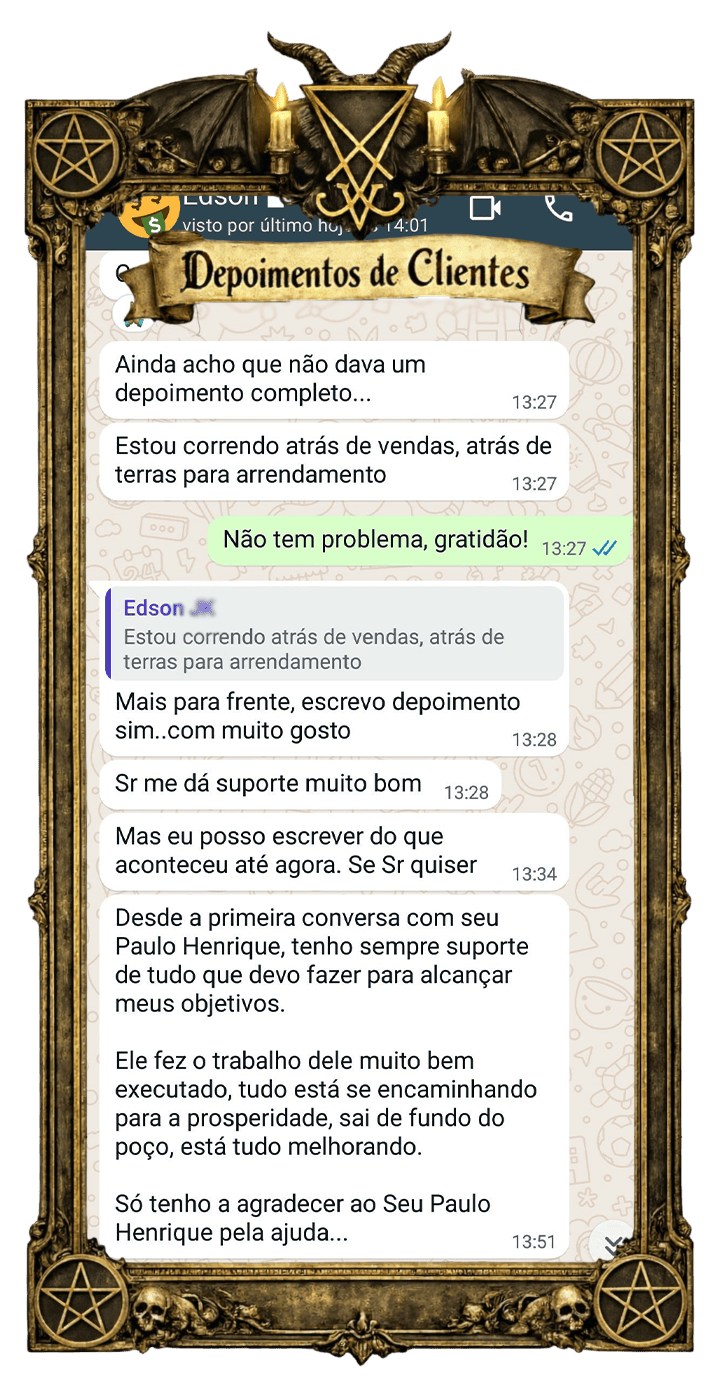 Pacto com lúcifer | Dinheiro | Prosperidade | Oportunidade | Abertura de Caminhos