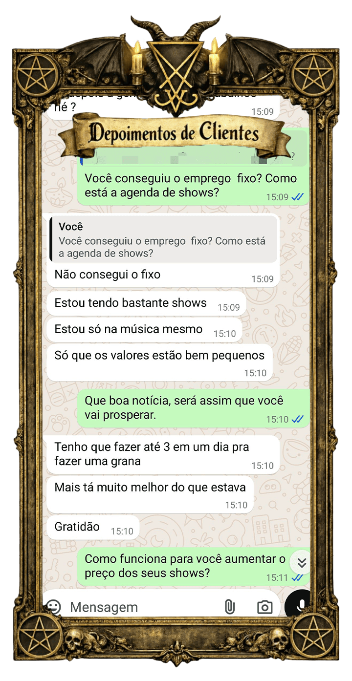 Pacto com lúcifer | Dinheiro | Prosperidade | Oportunidade | Abertura de Caminhos