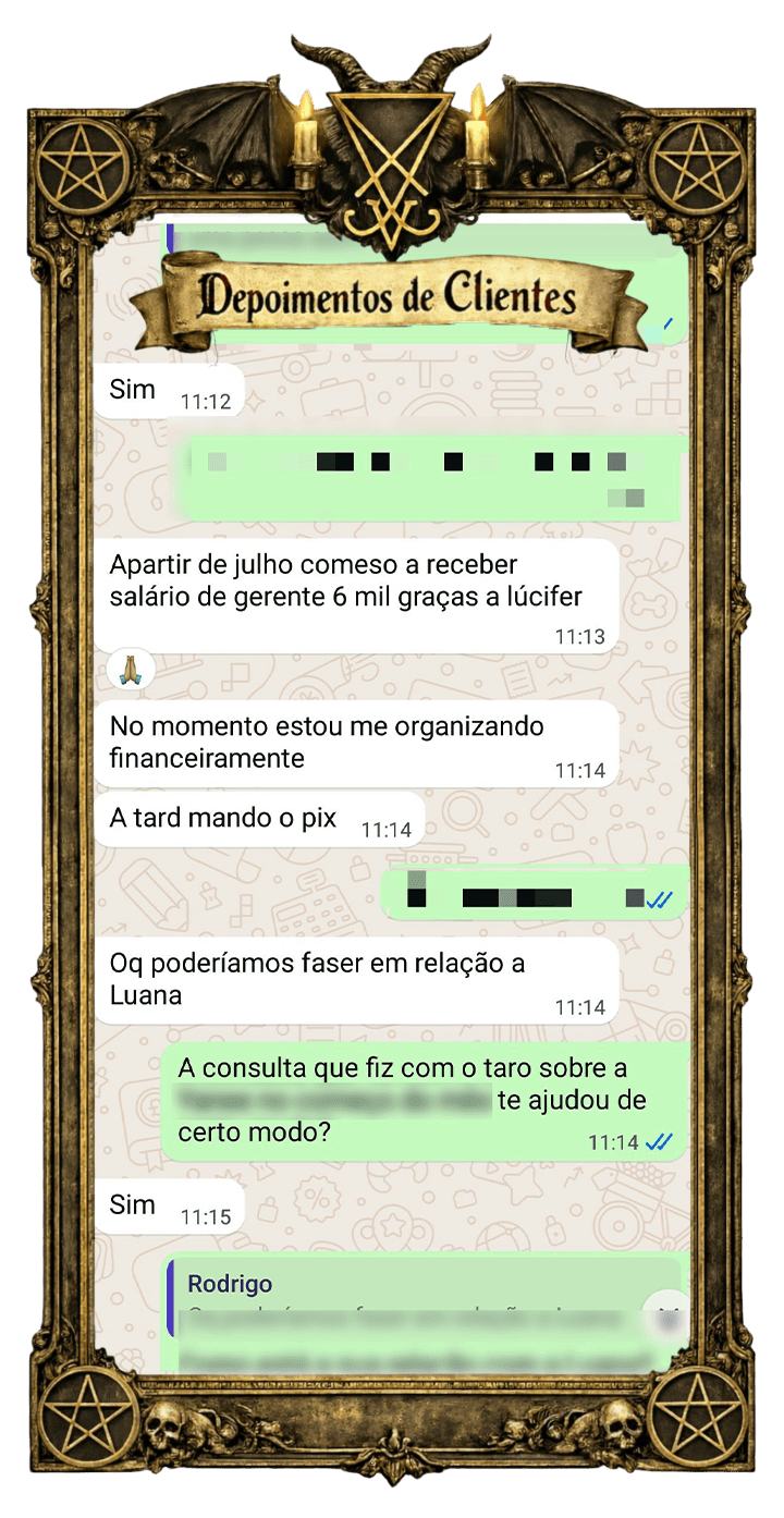 Pacto com lúcifer | Dinheiro | Prosperidade | Oportunidade | Abertura de Caminhos